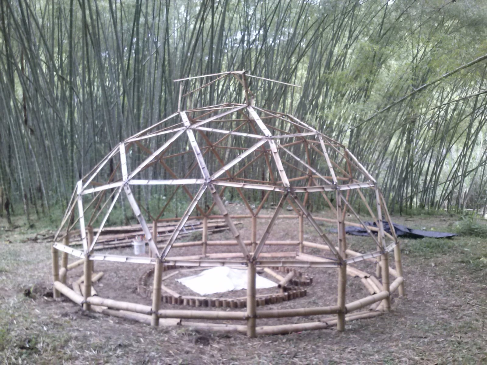 Estructura completa sin cubierta