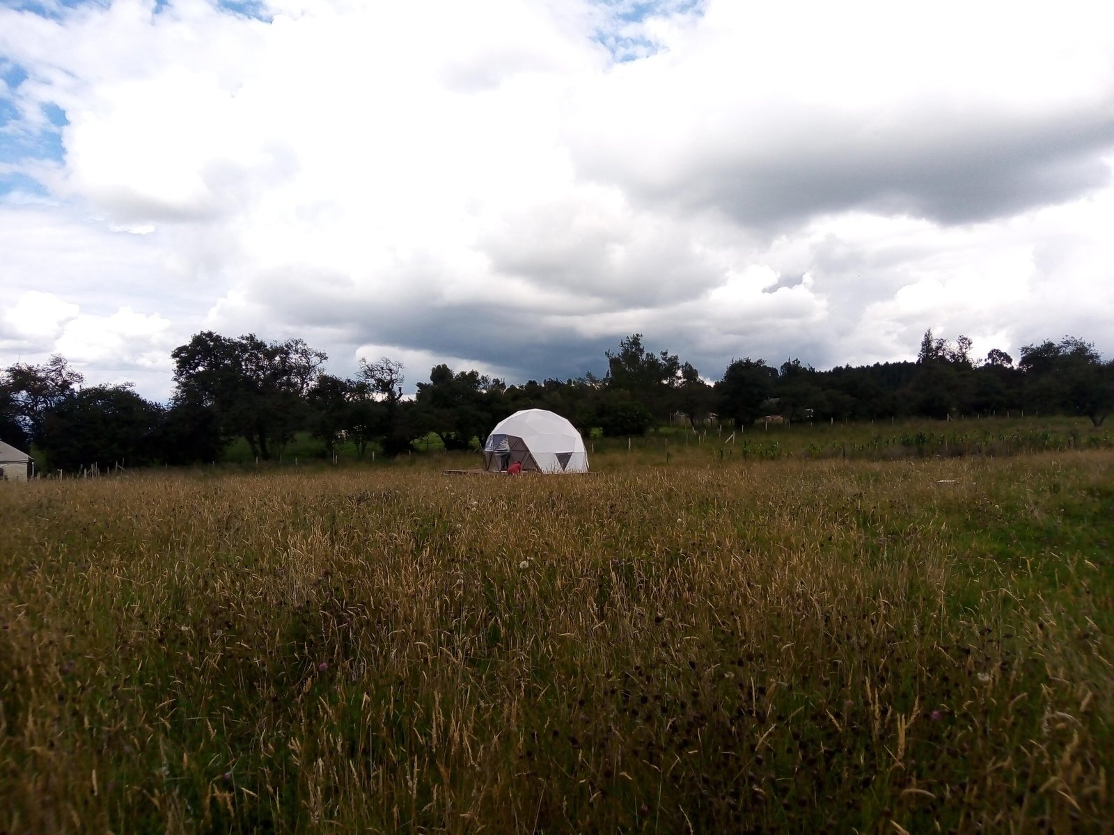 El domo-glamping en la explanada · Guasca 2020