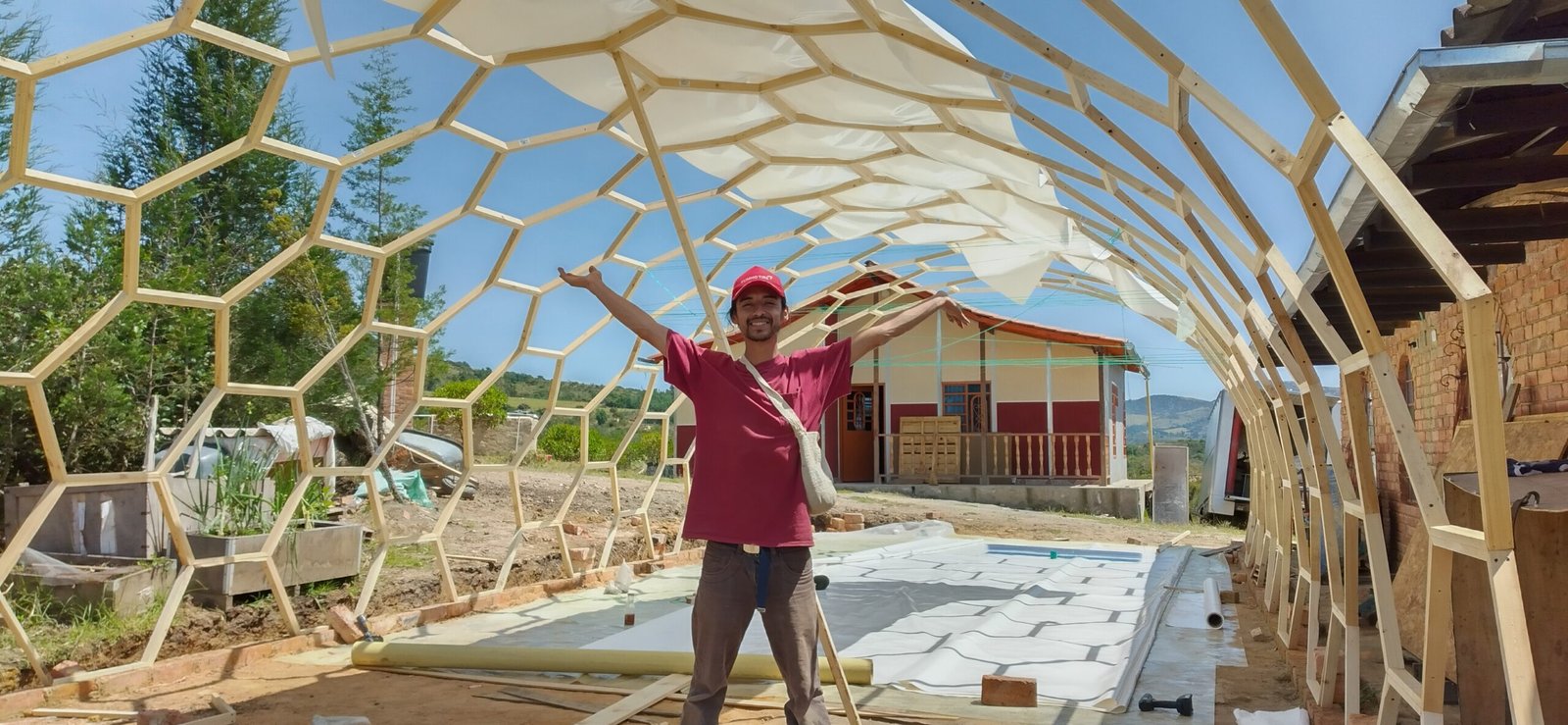La geometría hexagonal a escala humana