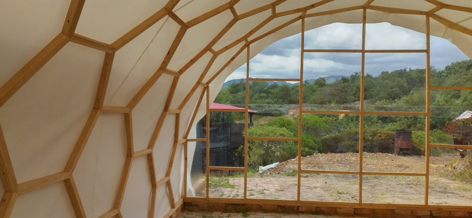 Vista desde el interior del túnel